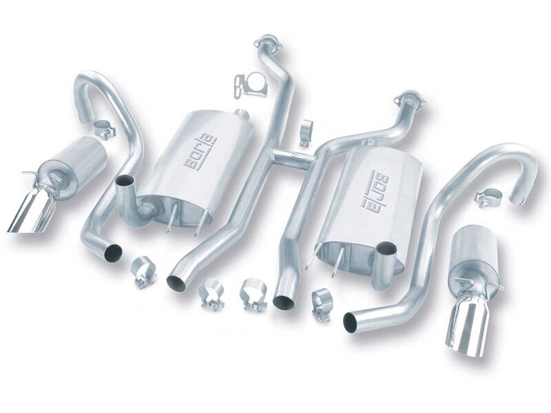 Borla 14504 Touring 2.25" Cat-Back Exhaust With H-Pipe for 1994-1996 Impala SS/Caprice Classic 5.7