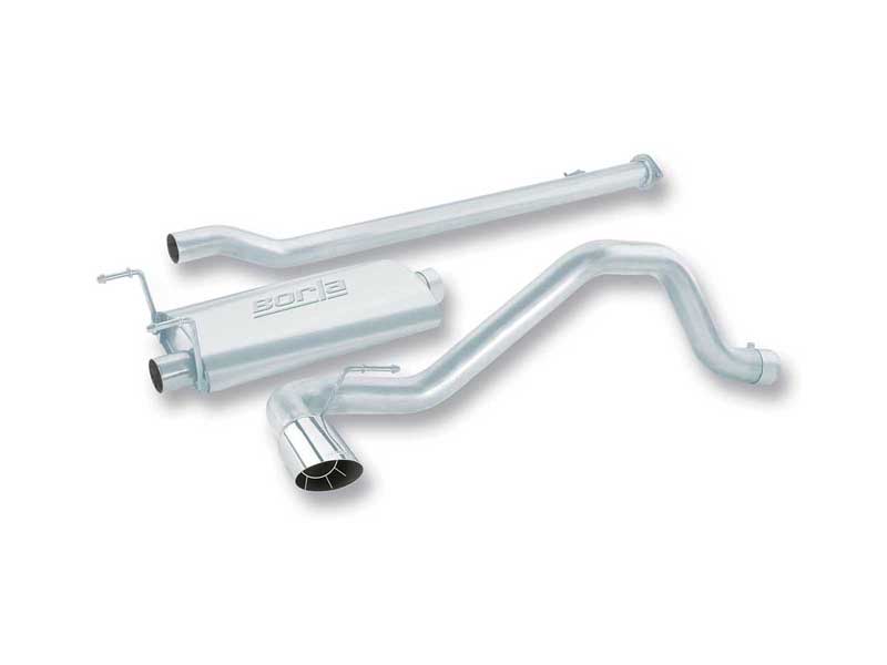 Borla 14597 Touring 2.5-in Cat-Back Exhaust with 3.5-in Chrome Tip for 1995-1999 Tacoma 3.4 RCSTB EC