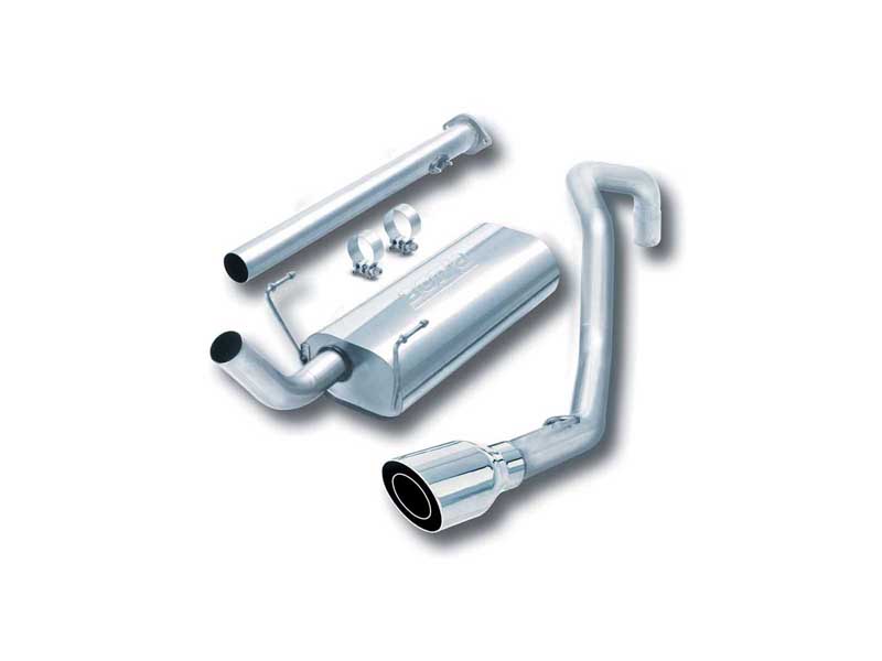 Borla 14659 Touring 2.5-in Cat-Back Exhaust Round 4-in Chrome Tip for 1996-2002 4Runner 2.7/3.4