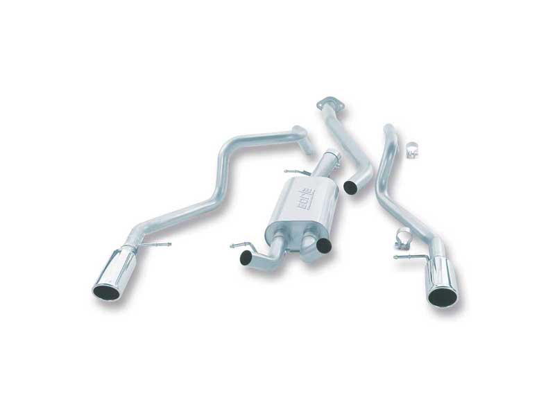 Borla 14824 Touring 3-in Cat-Back Exhaust for 1999-2007 Silverado/Sierra 1500 4.3 4.8 5.3 ECSB