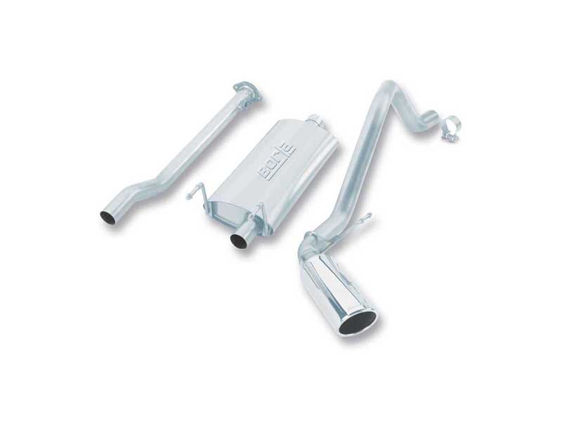 Borla 14945 Touring 2.25-in Cat-Back Exhaust with 4-in Chrome Tip for 2000-2004 Tacoma 3.4 RCSTB ECS