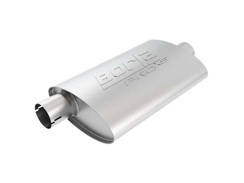 Borla 400480 ProXS Muffler 2.5-in Offset-In 2.5 Center-Out 14-in X 9.5-in X 4-in Oval W/Notch with T