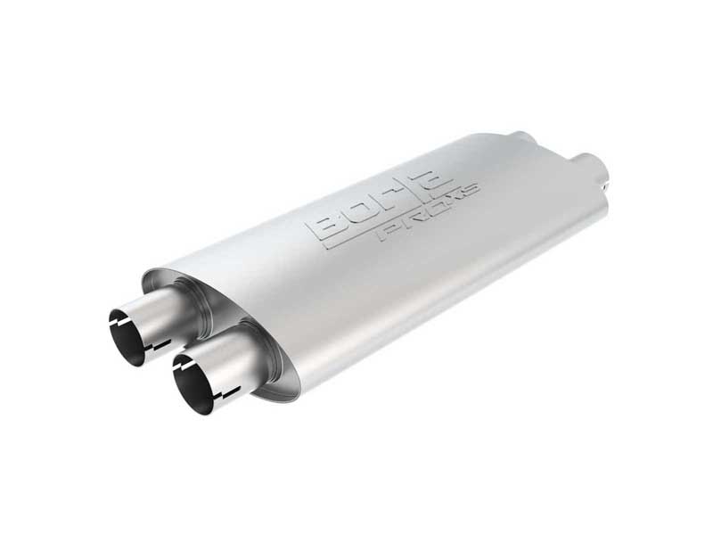 Borla 400492 ProXS Muffler 2.25-in Dual In 2.25-in Dual Out 19-in X 9.5-in X 4-in W/Notch with Tip