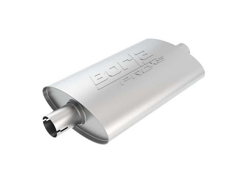 Borla 400494 ProXS Muffler 2-in Center-In 2-in Center-Out 14-in X 9.5-in X 4-in Oval W/Notch with Ti