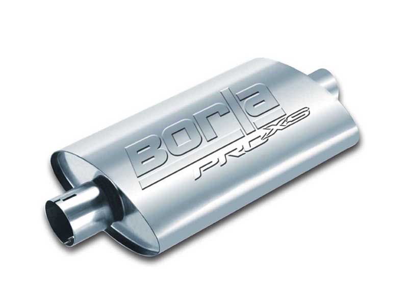 Borla 400495 ProXS Muffler 2.25-in Center-In 2.25-in Center-Out 14-in X 9.5-in X 4-in Oval W/Notch w