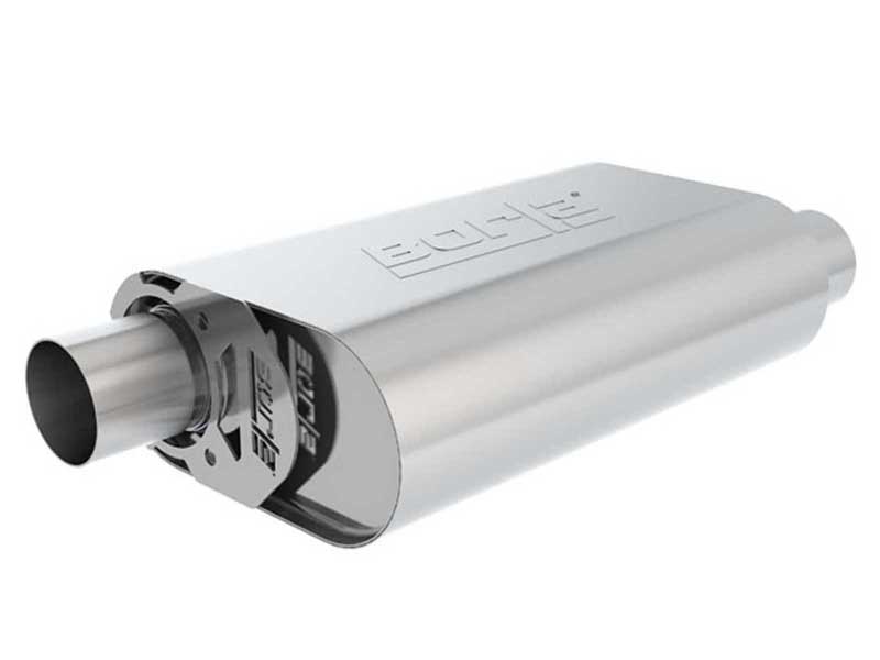 Borla 400846 CrateMuffler 2.25-in Offset-In/Offset-Out S-Type Stock SBC 283/327/350 with Tip