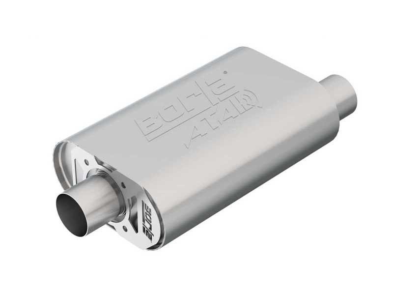 Borla 400945 CrateMuffler 2.5-in Offset-In/Center-Out ATAK Stock LS3 6.2L with Tip