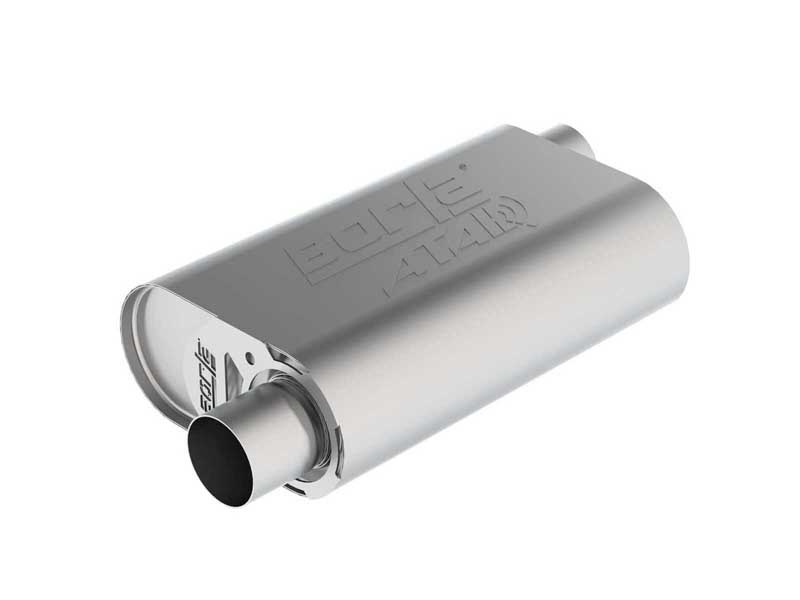 Borla 400947 CrateMuffler 2.5-in Offset-In/Offset-Out ATAK Stock LS3 6.2L with Tip