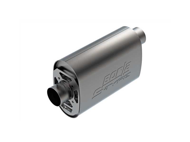 Borla 400957 S-Type LS3 CrateMuffler 3" Offset In/Center Out 6" x 10.34" x 14" Oval Muffler 19" OAL