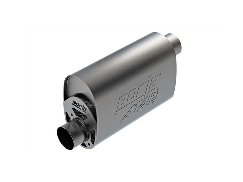 Borla 400960 ATAK LS3 CrateMuffler 3" Offset Inlet & Outlet 6" x 10.34" x 14" Oval Muffler 19" OAL,