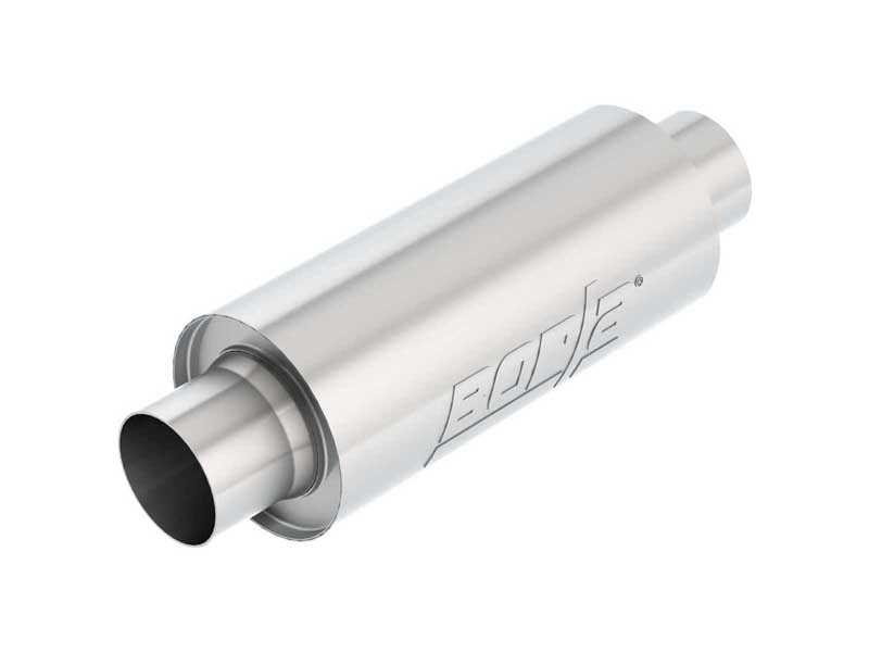 Borla 401012 XR1 3.5" In/Out 14" X 6.25" Round Multicore Muffler with Tip