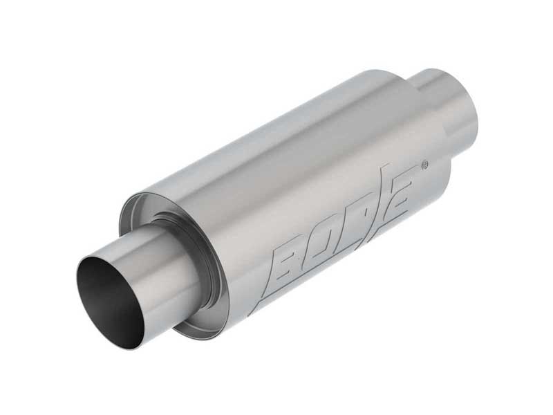 Borla 401339 Universal Resonator Muffler 3.00" In/Out Round 5"X10" W/O Notch with Tip