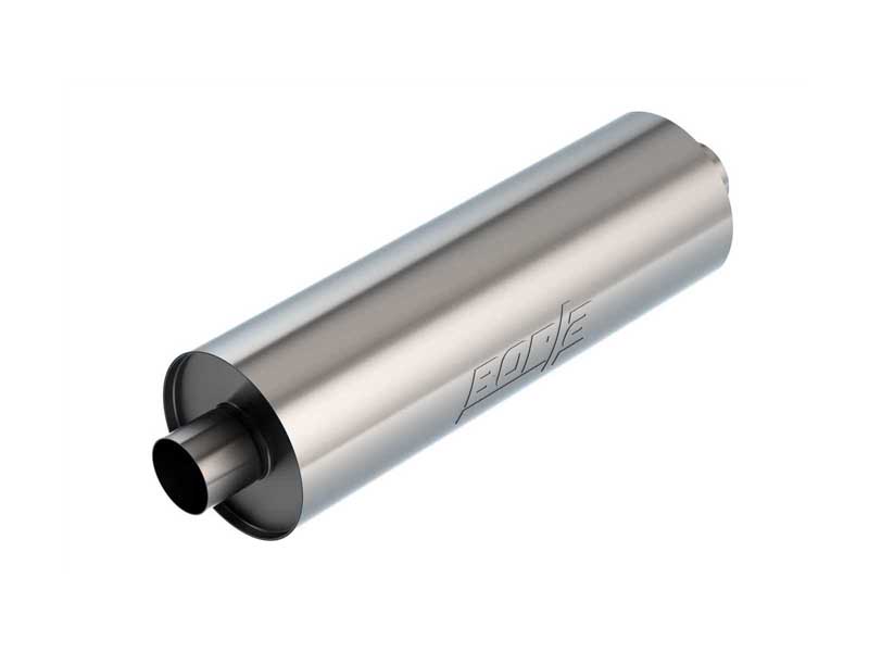 Borla 401663 Touring Universal Muffler 3-in Center In/Out 7.75-in x 24-in Round 29-in OAL for Truck 