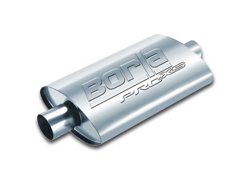 Borla 40364 ProXS Muffler 2.5" Center-In 2.5" Center-Out 14" X 9.5" X 4" Oval W/O Notch with Tip
