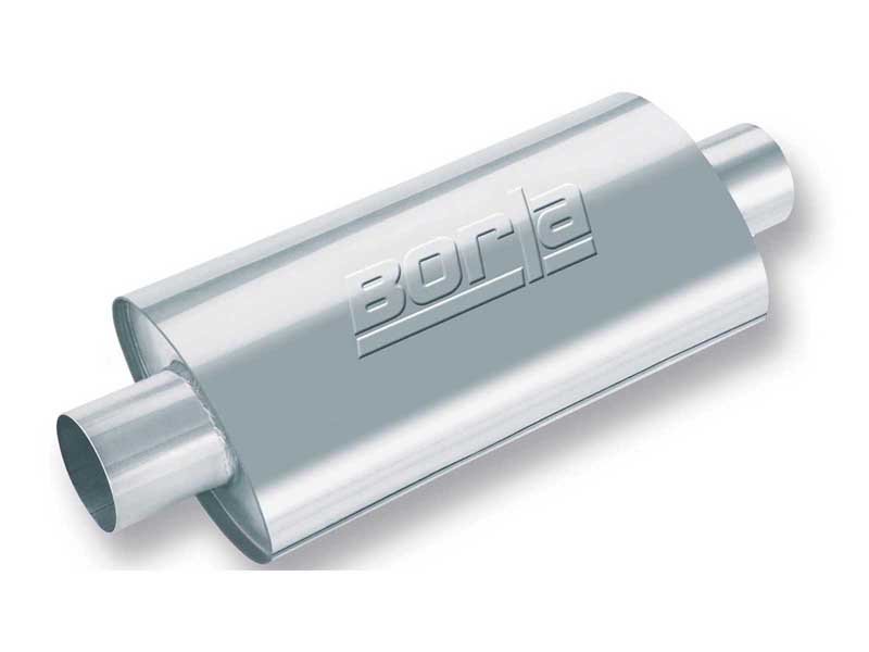 Borla 40942 XR1 Sportsman Muffler 2.5-in In/Out 16X4-1/2X7-7/8 with Tip