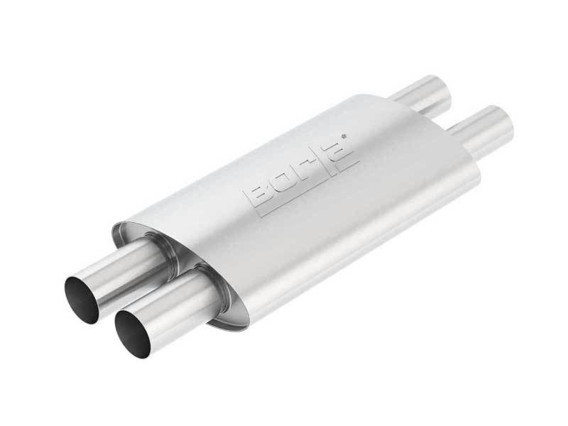 Borla 60561 Touring 2.25" H-Pipe Resonator for 2015-2017 Mustang GT