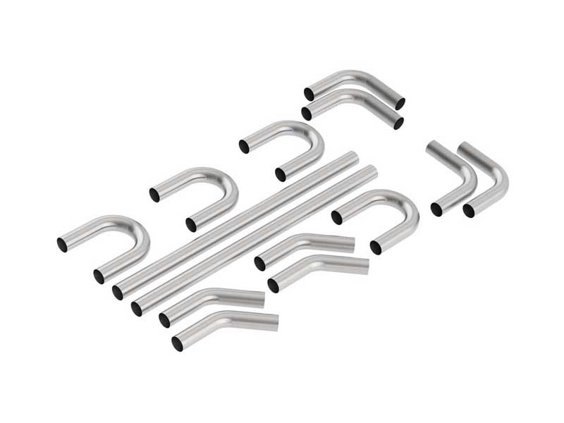 Borla 60592 Universal Stainless Hot Rod DIY Header-Back Exhaust Kit with 3-in Pipes with Tip
