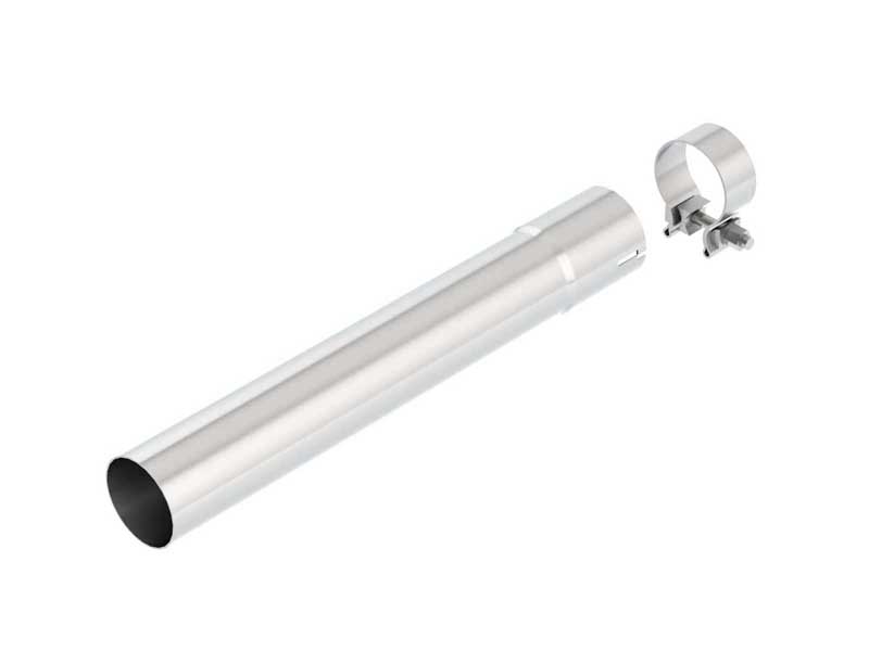 Borla 60593 2.5-in In/Out 16.63-in Long Exhaust Extension Pipe for 2016-2023 Tacoma 3.5 CCLB DCLB