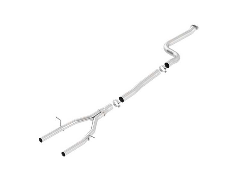 Borla 60622 3-in into 2.25-in Reverse-Y Mid-Pipes for 2016-2023 Camaro 2.0T with Borla Rear Exhaust