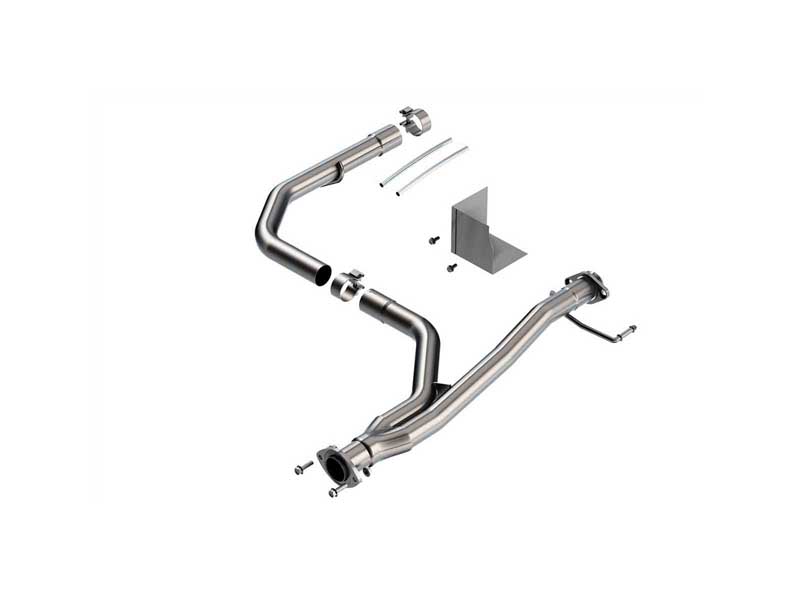 Borla 60699 High Clearance Dual 2.25-in Into 2.5-in Y-Pipe for 2016-2023 Tacoma 3.5 CCSTB CCLB ECLB