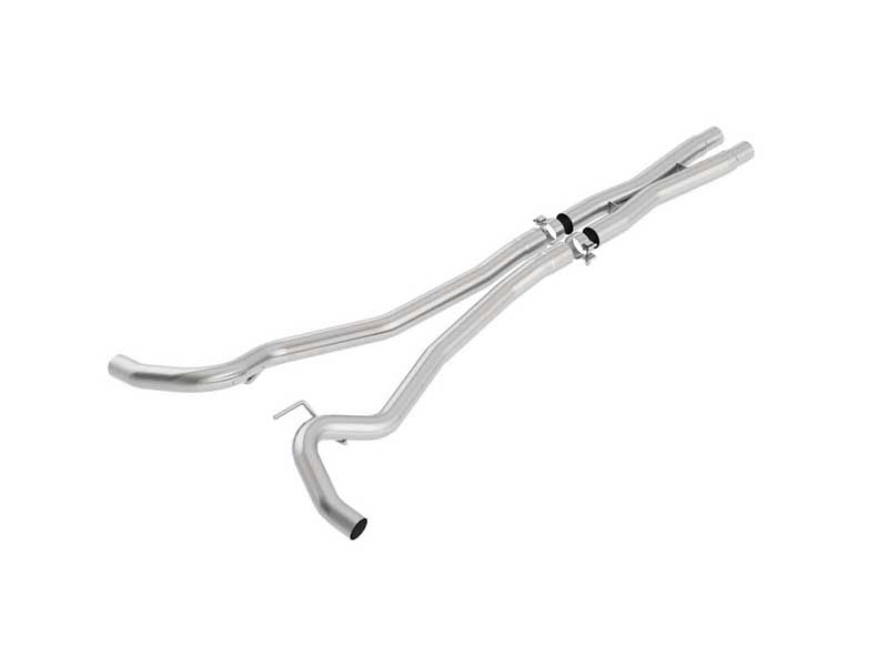 Borla 60705 Stainless 2.75-in Mid-Pipes 2.5-in X-Pipe & Mid-Pipes for 2015-2023 Mustang GT Convertib