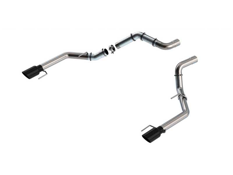 Borla 60727BC Tail-Pipes Round 4.5-in Black Tip for 2021-2025 Raptor 3.5 / Raptor R 5.2 CCSB