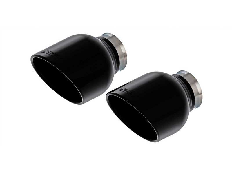 Borla 60729BC Exhaust Tips Round 5-in Black Tip for 2015-2024 Charger/300C