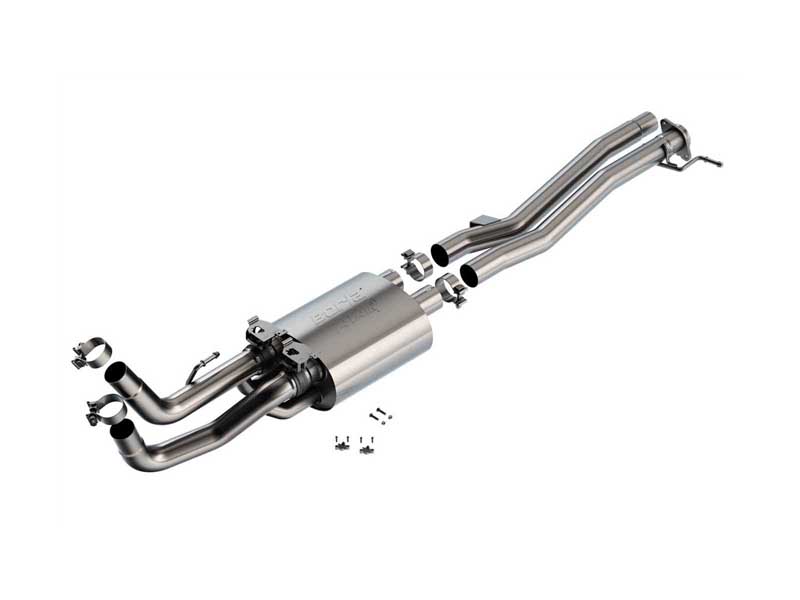 Borla 60742 ATAK 2.25" Mid-Section Exhaust with H-Pipe & Active Exhaust Valves, 2024+ Ranger Raptor