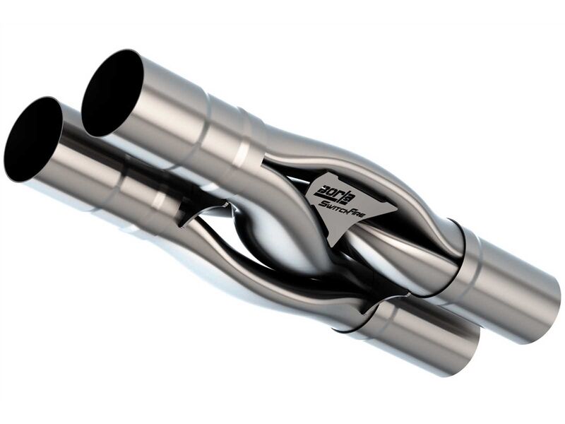 Borla 60746 Switchfire Reversible Hydroformed X-Pipe 3" Inlet/Outlet W/O Notches for