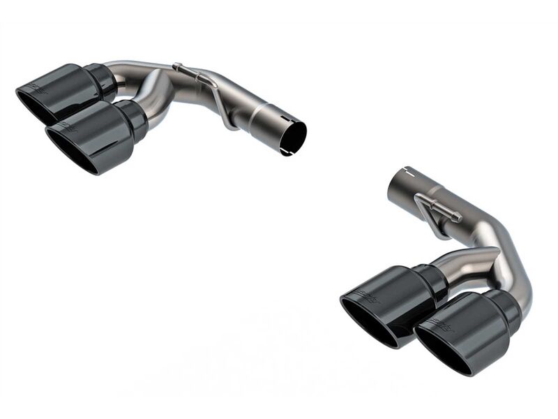 Borla 60749BC Black Quad 2.5" Chrome Exhaust Tip Kit for BOR-141008 for 2021-2025 Audi SQ5 3.0 AWD