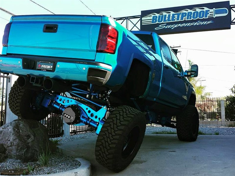 Bulletproof Suspension Rear 4 Link STEEL Cantilever System for 2011-up GM 2500-3500 4WD