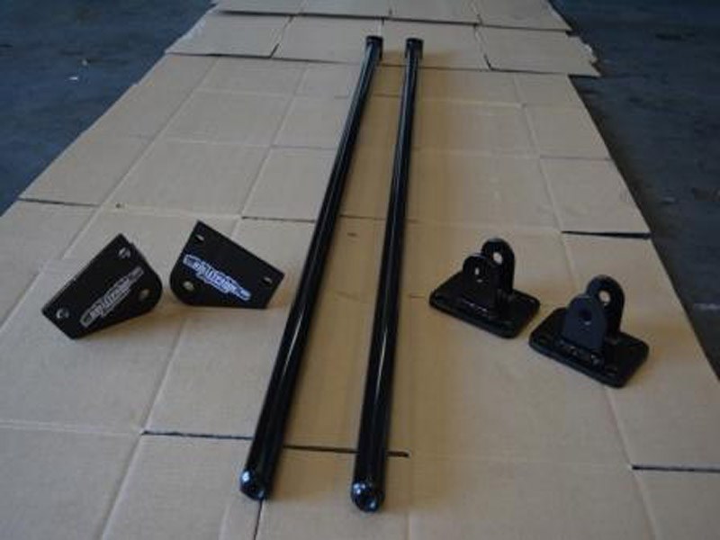 Bulletproof Suspension Bolt-On Rear Traction Bars for 2005-2019 Toyota Tacoma 2WD