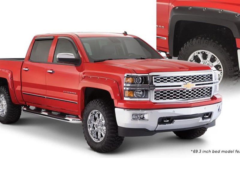 Bushwacker 40924-02 Pocket Style 4-Pc Front & Rear Fender Flares 2007-2014 Chevrolet Silverado