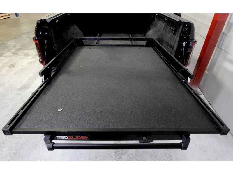 BedSlide 10-5743-CLB 1000 Classic 57x43-Inch Black Bed Slide For 2020-Up Jeep Gladiator JT 5-Ft Bed