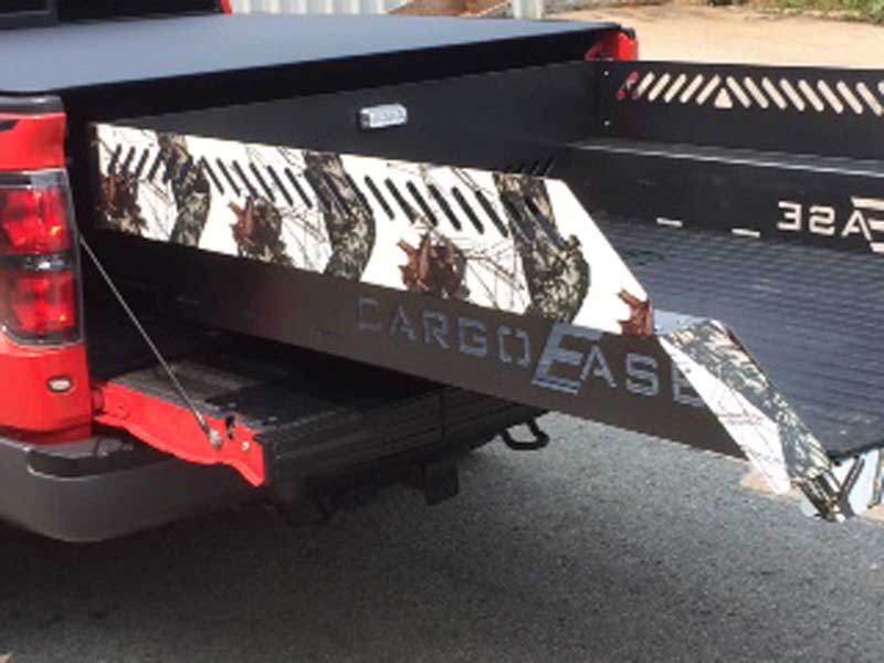 Cargo Ease CE-WR Cargo Slide Optional Side Rails In Winter Camouflage