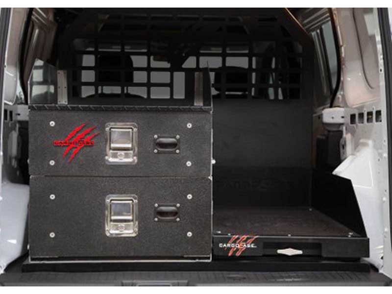Cargo Ease CL-3548-2424-P38 Cargo Slide/Locker Combination Pack Side By Side 24x24" 15+ Tahoe/Yukon