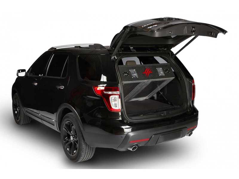 Cargo Ease GL-08 Cargo Locker Optional Spare Tire Lift 11-Up Ford Explorer