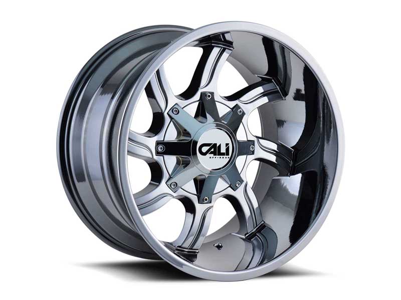 Cali Offroad Wheels 9102-2437C Twisted 9102 CH 20x14 Chrome 6x135/6 On139.7 BP -76 Offset