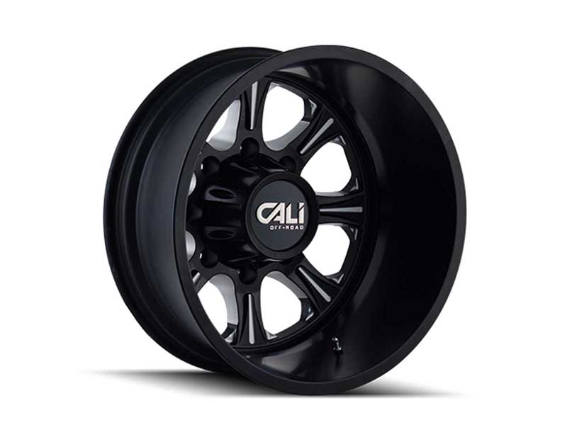 Cali Offroad Wheels 9105-2870BR Brutal Dually 9105 BK-M 20x8.25 Black 8x170 BP -180 Offset