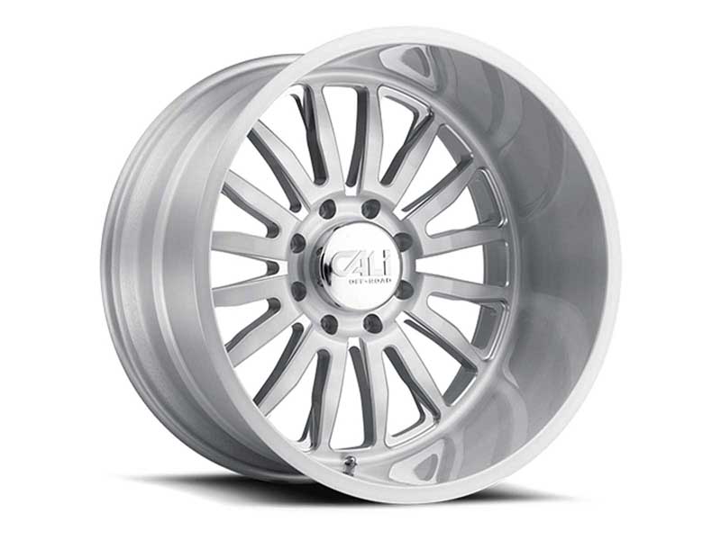 Cali Offroad Wheels 9110-22178BGC Summit 9110 SL 22x10 Brushed Brushed Silver 8x180 BP 0 Offset