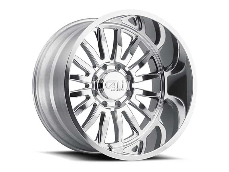 Cali Offroad Wheels 9110-22236P Summit 9110 PO 22x12 Milled Spokes Polished 6x135 BP -51 Offset