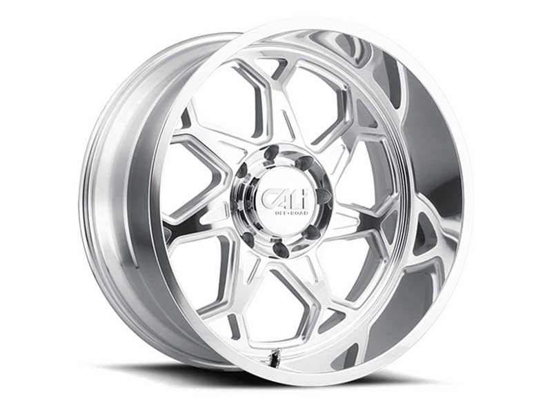 Cali Offroad Wheels 9111-2181P Sevenfold 9111 PO 20x10 Polished 8x165.1 BP -25 Offset