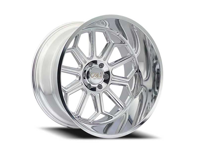 Cali Offroad Wheels 9117-22236P Auburn 9117 PO 22x12 Milled Spokes Polished 6x135 BP -51 Offset