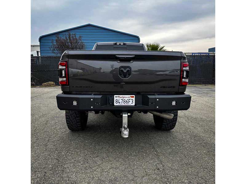 Chassis Unlimited CUB510320 Fuel Series Rear Bumper With Parking Sensors for 2019-2023 Ram 2500/3500