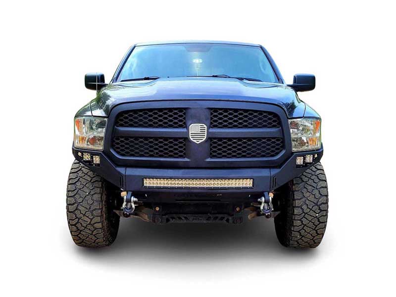 Chassis Unlimited CUB900072 Octane Series Front Bumper with Parking Sensors for 2013-2018 Ram 1500