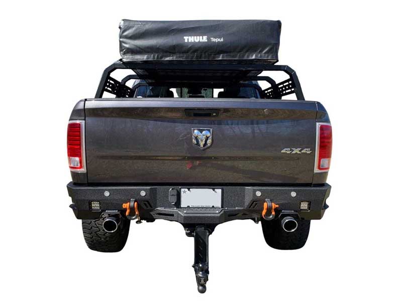 Chassis Unlimited CUB910032 Octane Series Rear Bumper with Parking Sensors for 2009-2018 Ram 1500