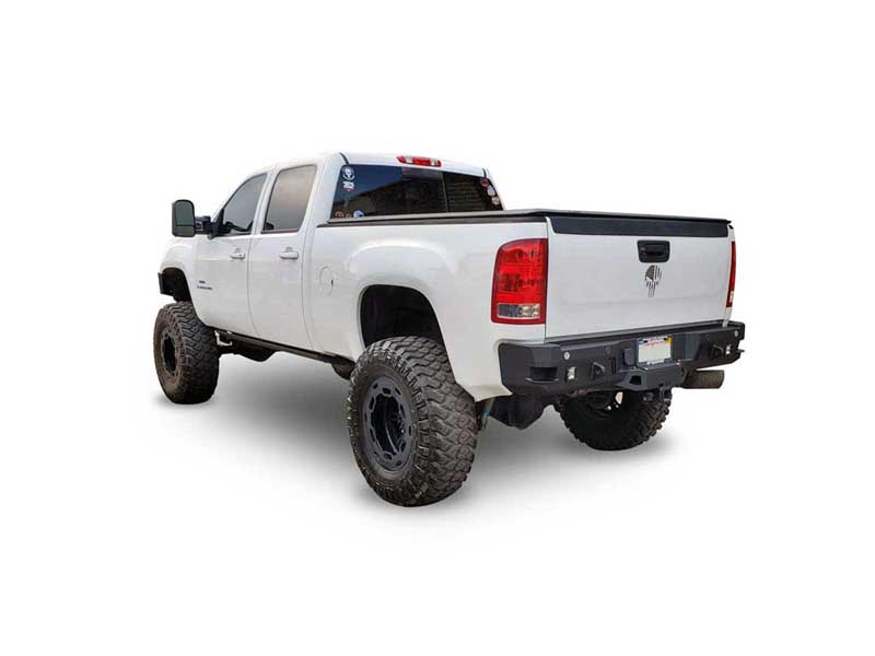 Chassis Unlimited CUB910312 Octane Series Rear Bumper W/Sensors for 2007-2010 GMC 2500HD/3500HD