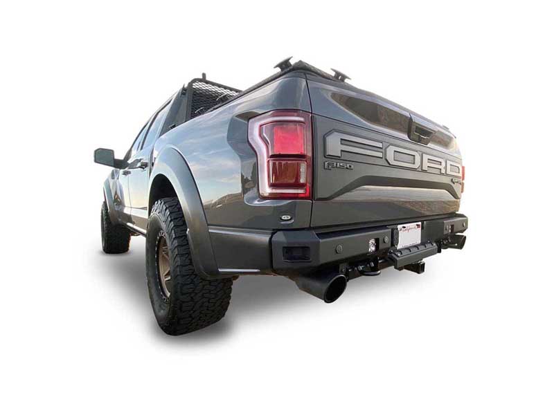 Chassis Unlimited CUB910511 Octane Series Rear Bumper W/O Parking Sensors for 2017-2020 Ford Raptor