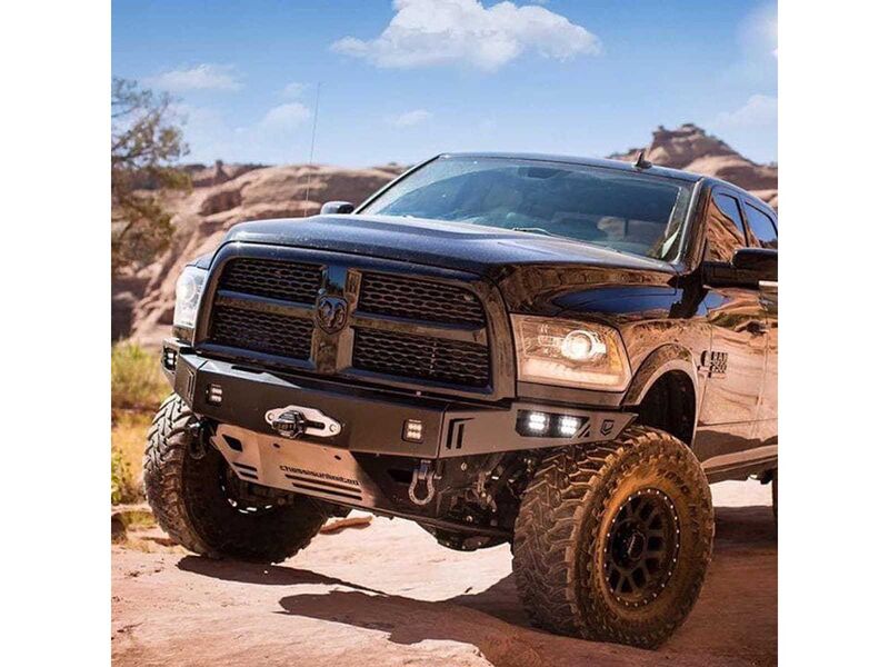 Chassis Unlimited CUB940012 Octane Series Front Winch Bumper W/Sensors for 2010-2018 Ram 2500/3500