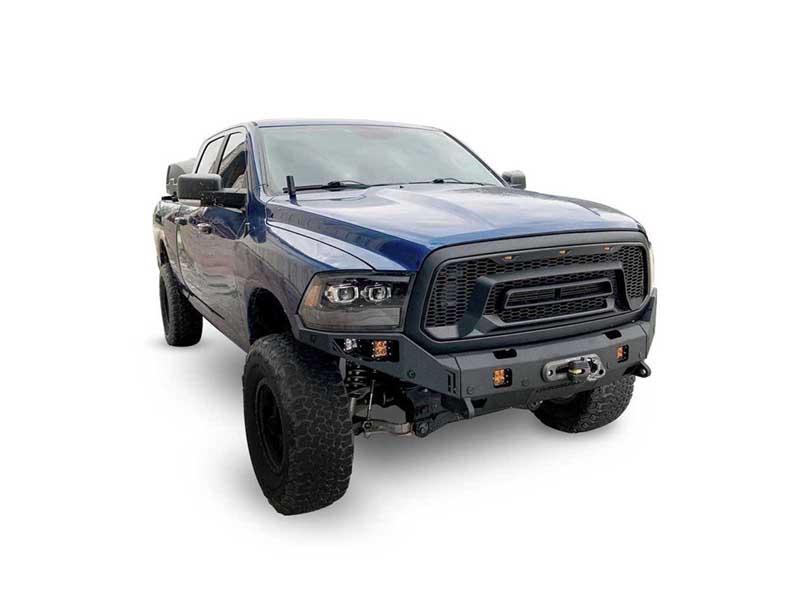 Chassis Unlimited CUB940032 Octane Series Front Winch Bumper W/ Park Sensors for 2013-2018 Ram 1500